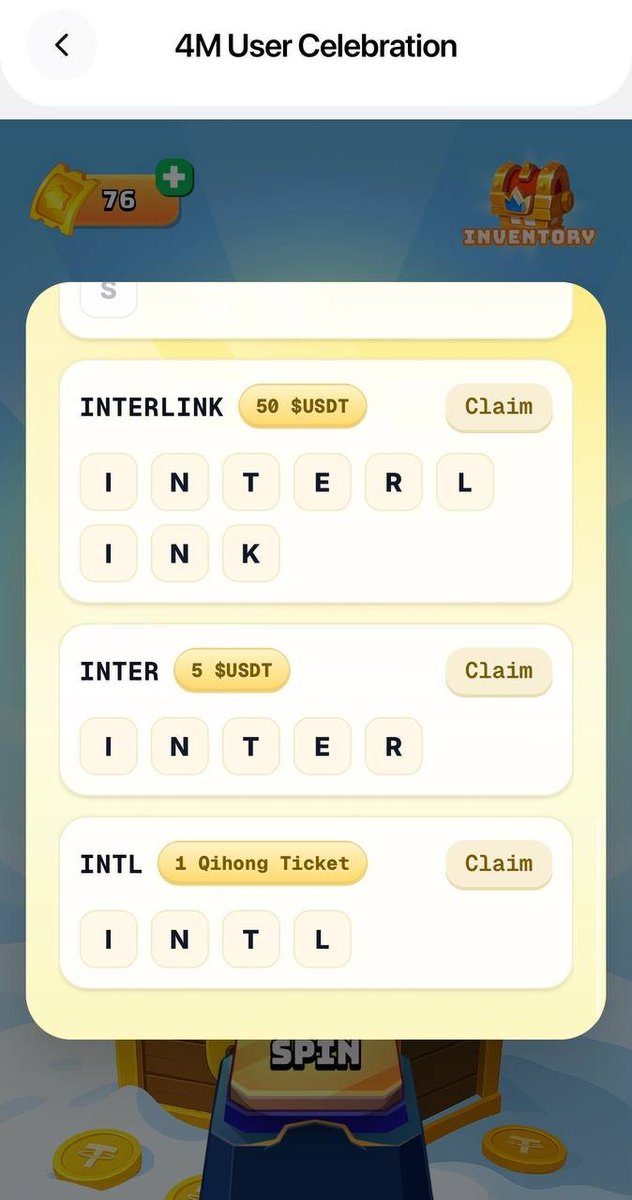 MynorMusick's tweet image. Just used code 6534073 and boom—got 50$ instantly. Didn’t expect it to be this quick 😂
#Interlink #4MHumanNodeCelebration #ITLG #ITL