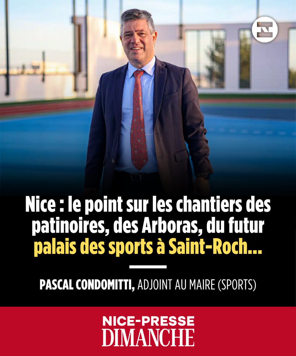 NicePresse's tweet image. Chantiers des patinoires, des Arboras, du futur palais à Saint-Roch, padel… Le « monsieur sports » de la Ville de Nice répond à toutes les questions

#Nice06 @cestrosi @pcondomitti 

➡️ nicepresse.com/chantiers-des-…