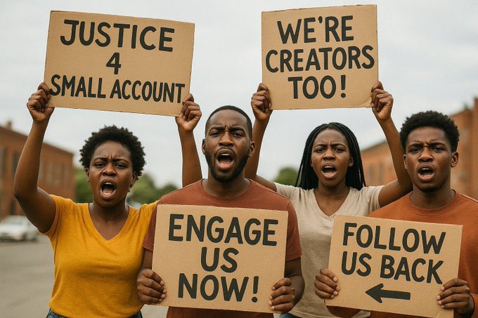 Small accounts 

Drop your handles 

Let's engage you fast