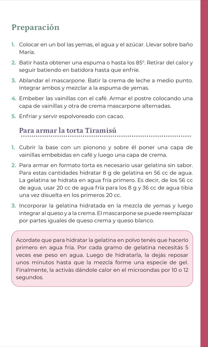 Silnari's tweet image. La receta impresa de hoy es :Torta Tiramisú 

Octava entrega para que descargues y te armas la colección!

Está sección de recetas coleccionables se hace cada vez más viral , por eso cuando lleguemos a las 15 recetas les voy a estar regalando un kit pastelero/panadero como los…