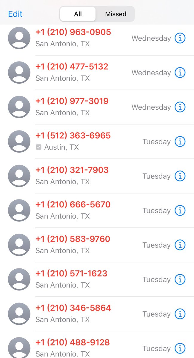 krkotara's tweet image. Does this happen to anyone else?
#scamcalls #spam #spamcalls
Why can’t #phonecompanies do something about this? Aggravating. @Verizon