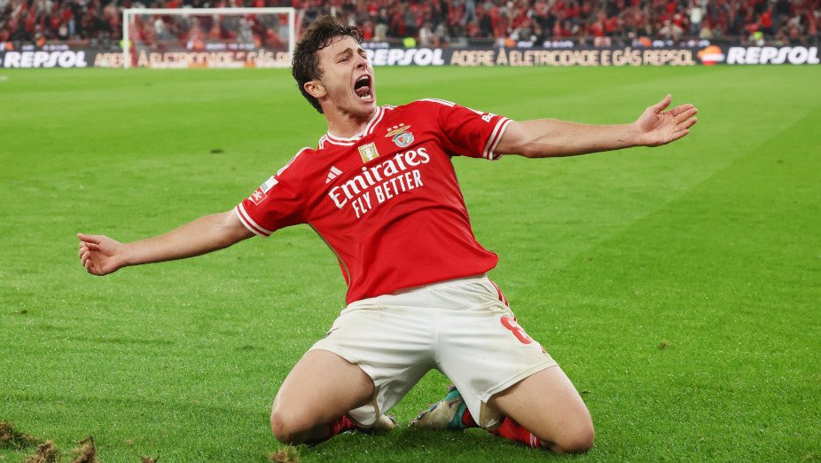 AdeptosdoSLB's tweet image. João Neves é amor.