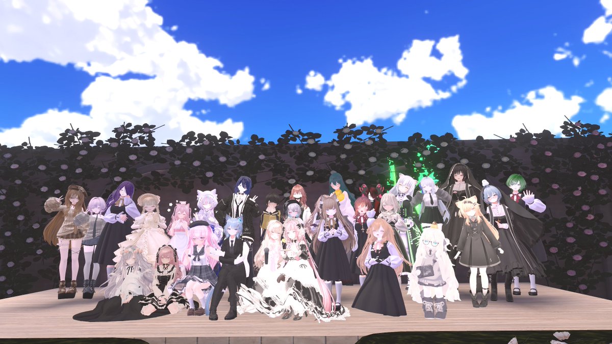 tamao0_21's tweet image. 本日は百合喫茶とSALON CHERRY BLOSSOMさんのコラボ営業でした。皆様お越しいただきありがとうございます。お姉さまに溶かされたり、お客様をなでなでしたりと楽しかったです♪次の営業もよろしくお願いいたします！ #Gate_to_Lily #SCB_VRC