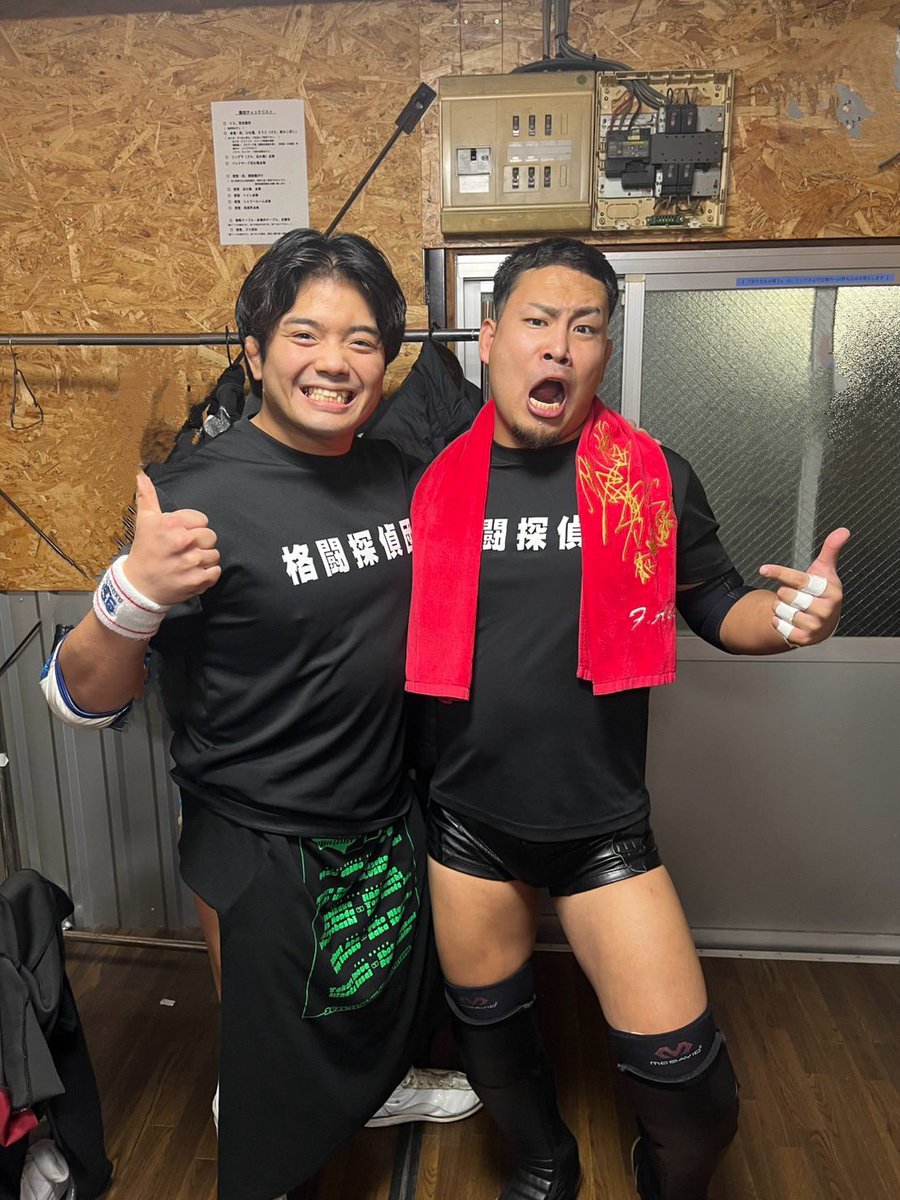 最高でしたね。
こんな機会を作ってくださったウラノさんに感謝です。
ありがとうございます！そして25周年おめでとうございます！
阿部さん！また組みましょう！
#YU25th #ddtpro