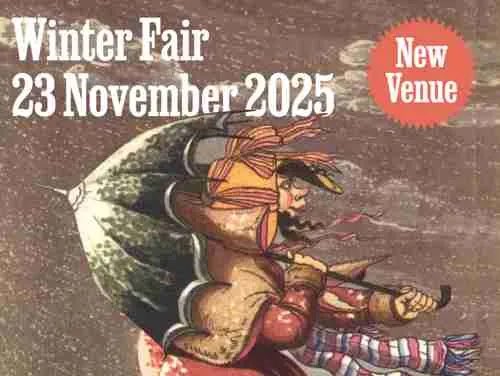 We’re excited! Just a week to go until our 50th anniversary Winter Fair. Full details here: ephemera-society.org.uk/ephemera-socie… Do come. #ephemera