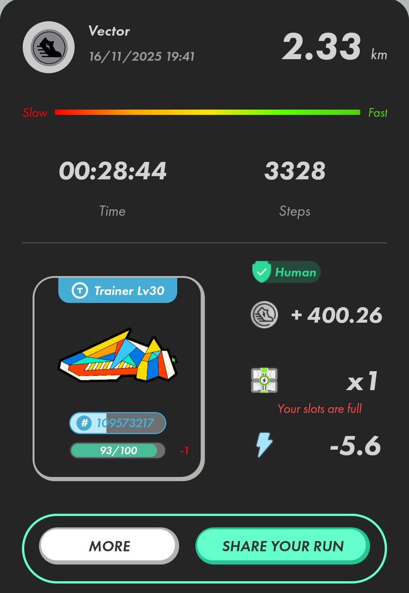 Vector3nn's tweet image. 本日の STEPNGO &amp;amp; OG&amp;amp;MB3
日課完了❗
明日からまた頑張りましょう🙂✨️
#STEPN
#STEPNGO