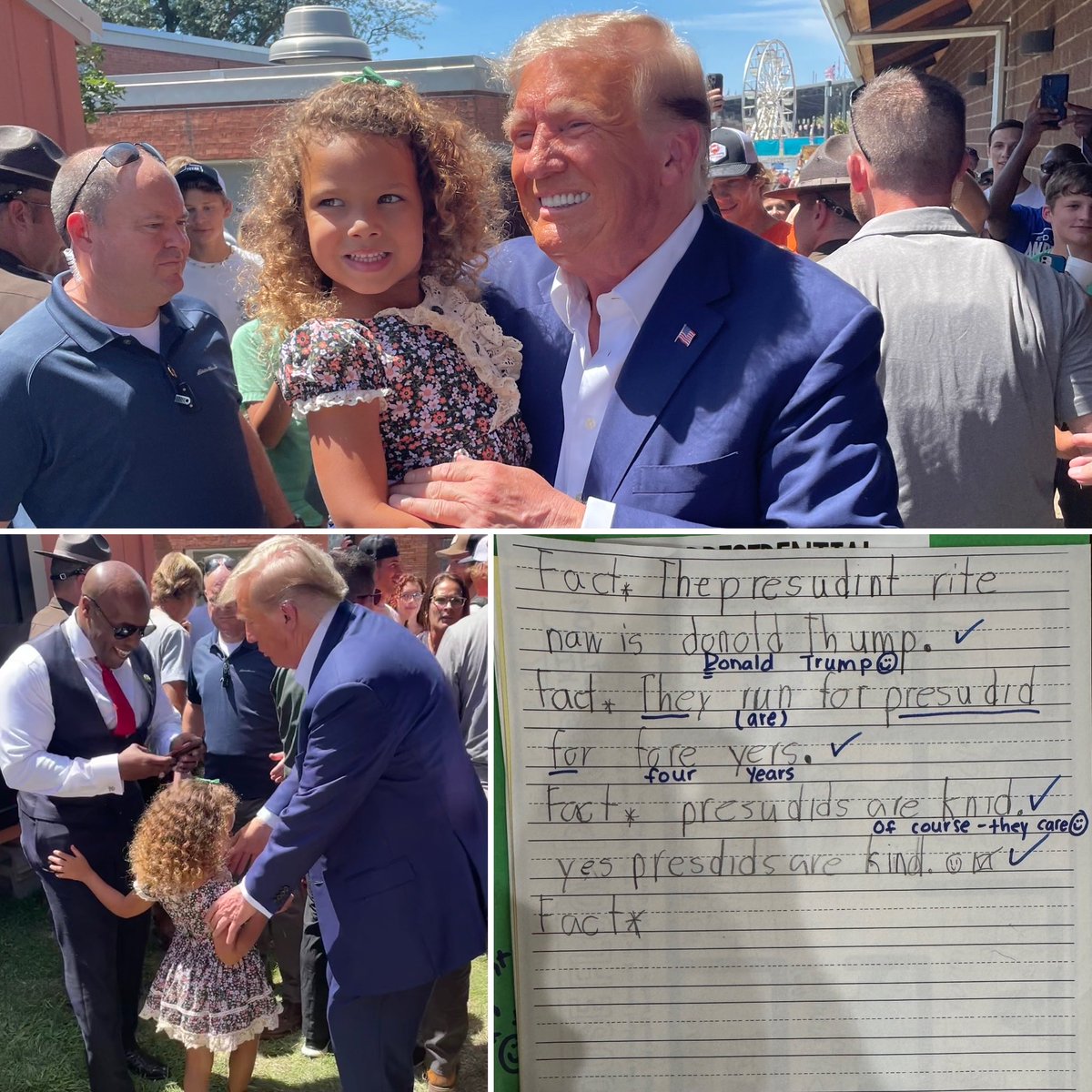 Good morning, America 🇺🇸

This is the President Trump I know, a man who profoundly impacted my family, especially my daughter Victoria.

In politics, too many relationships are built on sticks with a glass house on top. My loyalty to President Trump has never been about
