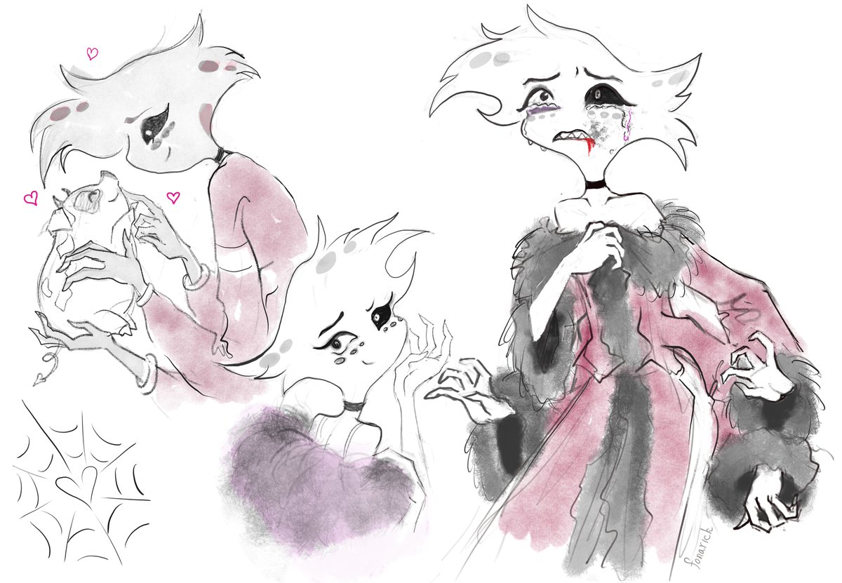 🕷️💔
#angeldust 
#HazbinHotel #HazbinHotelFanart