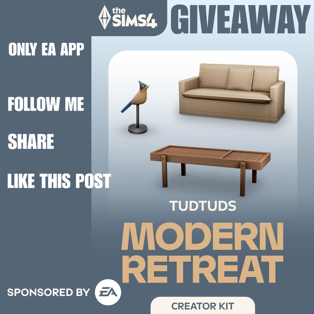 Mamut_creativo's tweet image. GIVEAWAY🚨

To participate you just have to follow the instructions of the Post. The draw will end on November 20 At 5:00 in the afternoon Spanish time🤗

Thanks to @EA_Espana @EA #EACreatorNetwork for providing me this game code #EAPartner #SponsoredbyEA @LosSimsES @TheSims