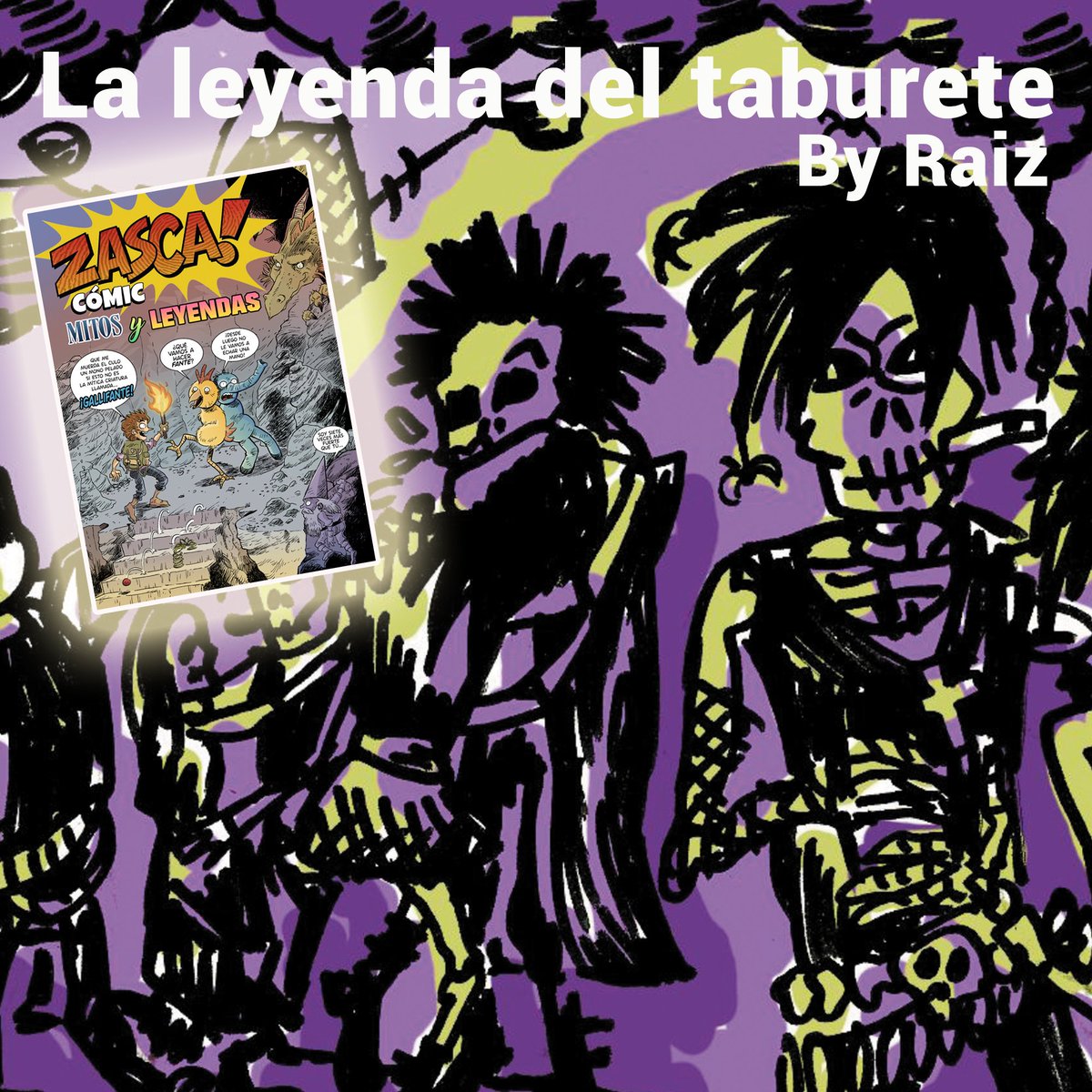 JAVIER HERRAIZ
(By Raiz)
@javierraiz (Instagram) 
Javierraiz (X) 
facebook.com/javier.herraiz… 
javierherraiz.blogspot.com/?m=1
ÚLTIMO NÚMERO EN PAPEL
MITOS Y LEYENDAS
(NÚMERO 14),
CON 92 PÁGINAS POR 8€.
DISPONIBLE EN NUESTRA
ZASCA! TIENDA:
zasca-comic.sumupstore.com