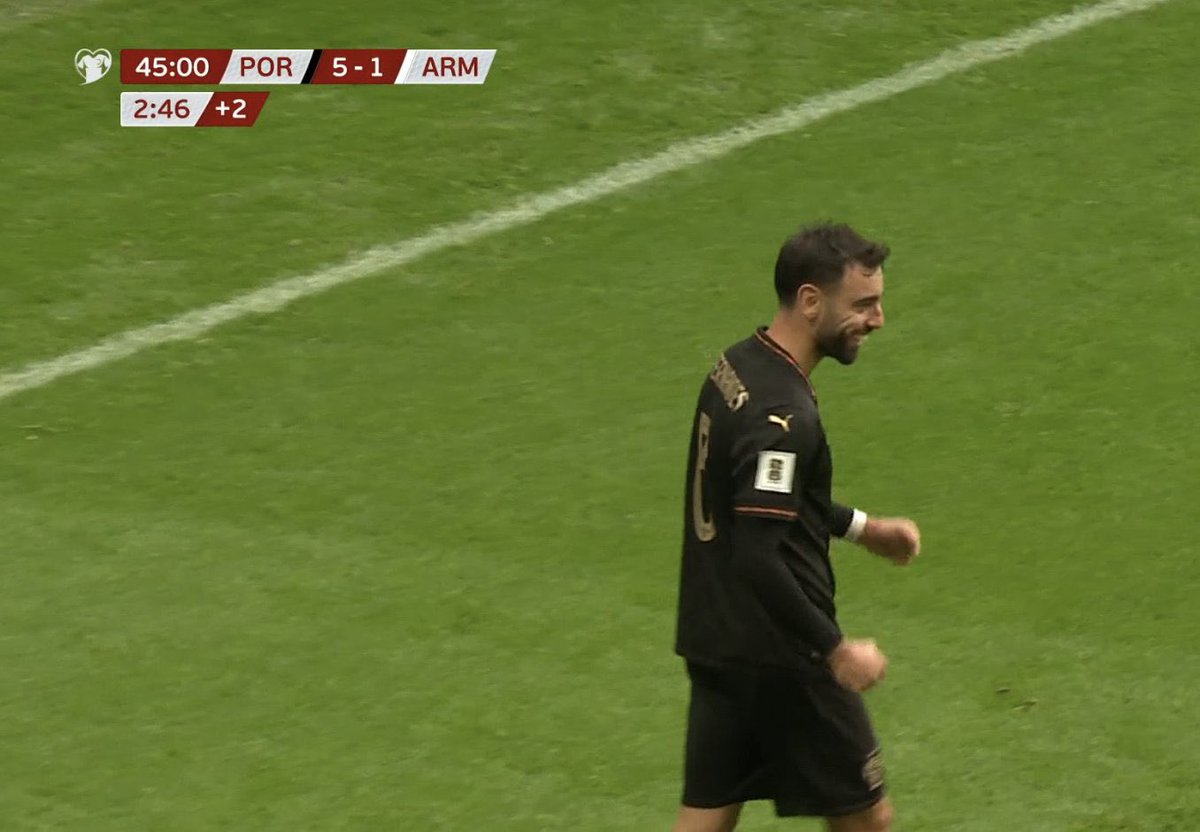 bt3's tweet image. خماسية برتغالية في الشوط الأول ⚽️🖤