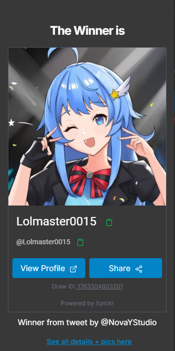 🎉 Congratulations to <a href="/Lolmaster0015/">Lolmaster0015</a> for winning this YCH!

Thank you everyone for joining our raffle 😭😭😭