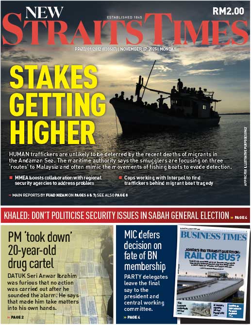 NST_Online's tweet image. Thinking of unplugging from the Internet for a while? Go old school for your dose of morning news! Today in the #NSTprintedition #17November2025