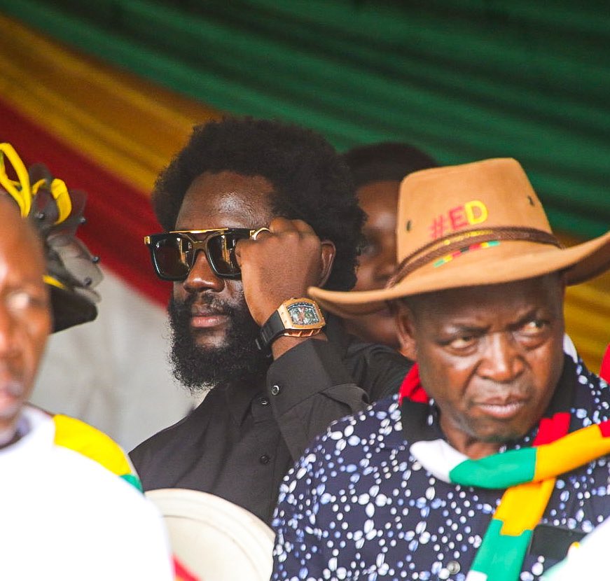 Mnangagwa has let ZANU PF go to the dogs, sure. In front of the desperate cheering impoverished crowd, <a href="/wicknellchivayo/">sir_wicknell.</a>’s gold smuggling brother Joachim Chivayo now sits at the top table wearing a Richard Mille RM 74-01 Automatic Tourbillon watch worth over a million dollars. And