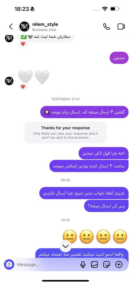 Estf_kabila's tweet photo. از این پیج خرید نکنید بچها Nilem_style هر چی کامنت میزارم پاک میکنه دوتومن راحت خورد رفت یه عالمه کامنت میزارن کلاهبردارن سریع پاک میکنن  یه شماره الکی گذاشتن هیچکس جواب نمیده هر چی پیام میدمم جواب نمیدن فقط موقع پول گرفتن جواب میدن پلیس فتام جواب نمیده چه وضعشه اخه https://t.co/dmNOpzIjPs