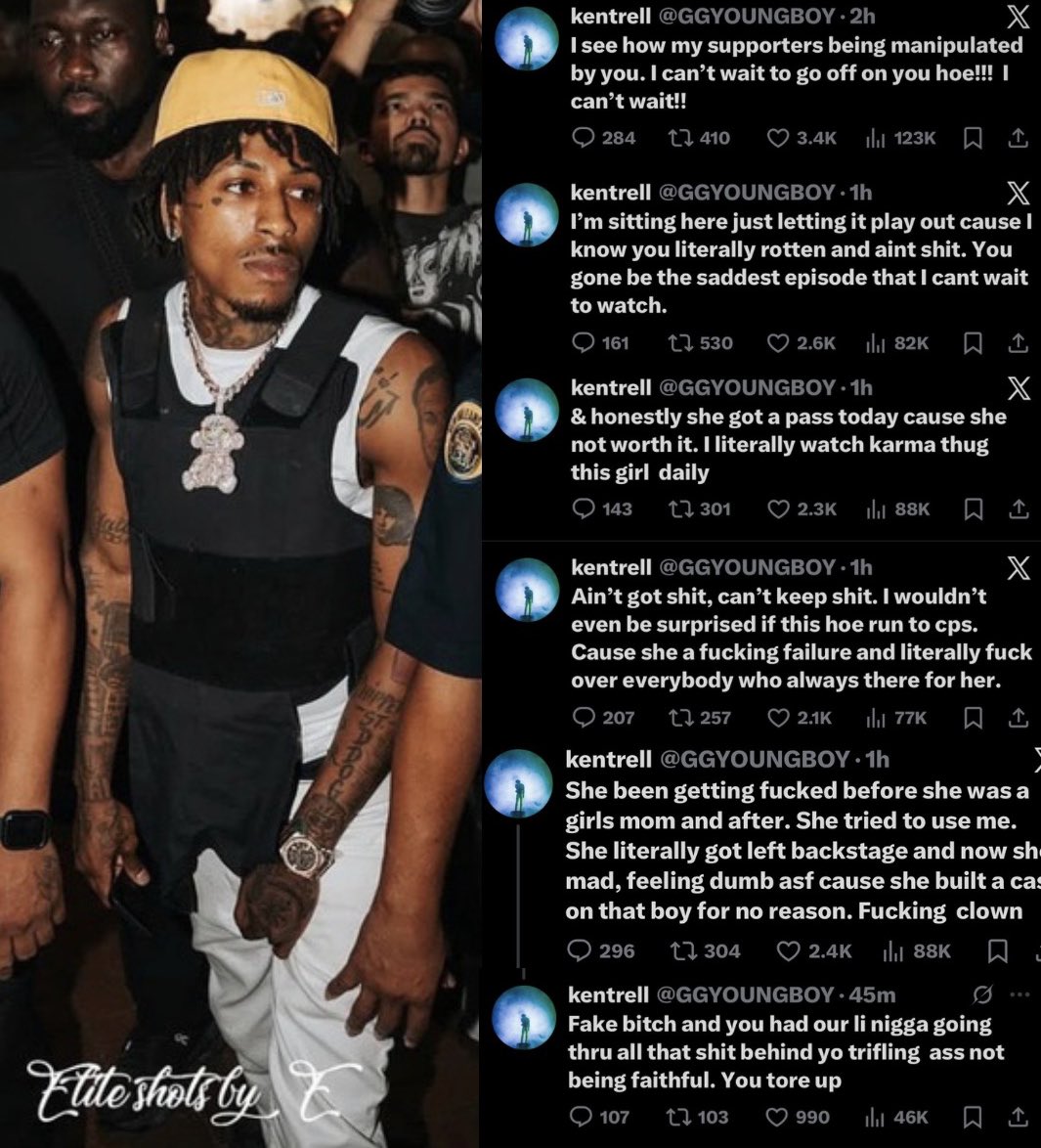 akzwhomatter's tweet image. NBA YoungBoy crashing out on his BM 'Jania' earlier 😳