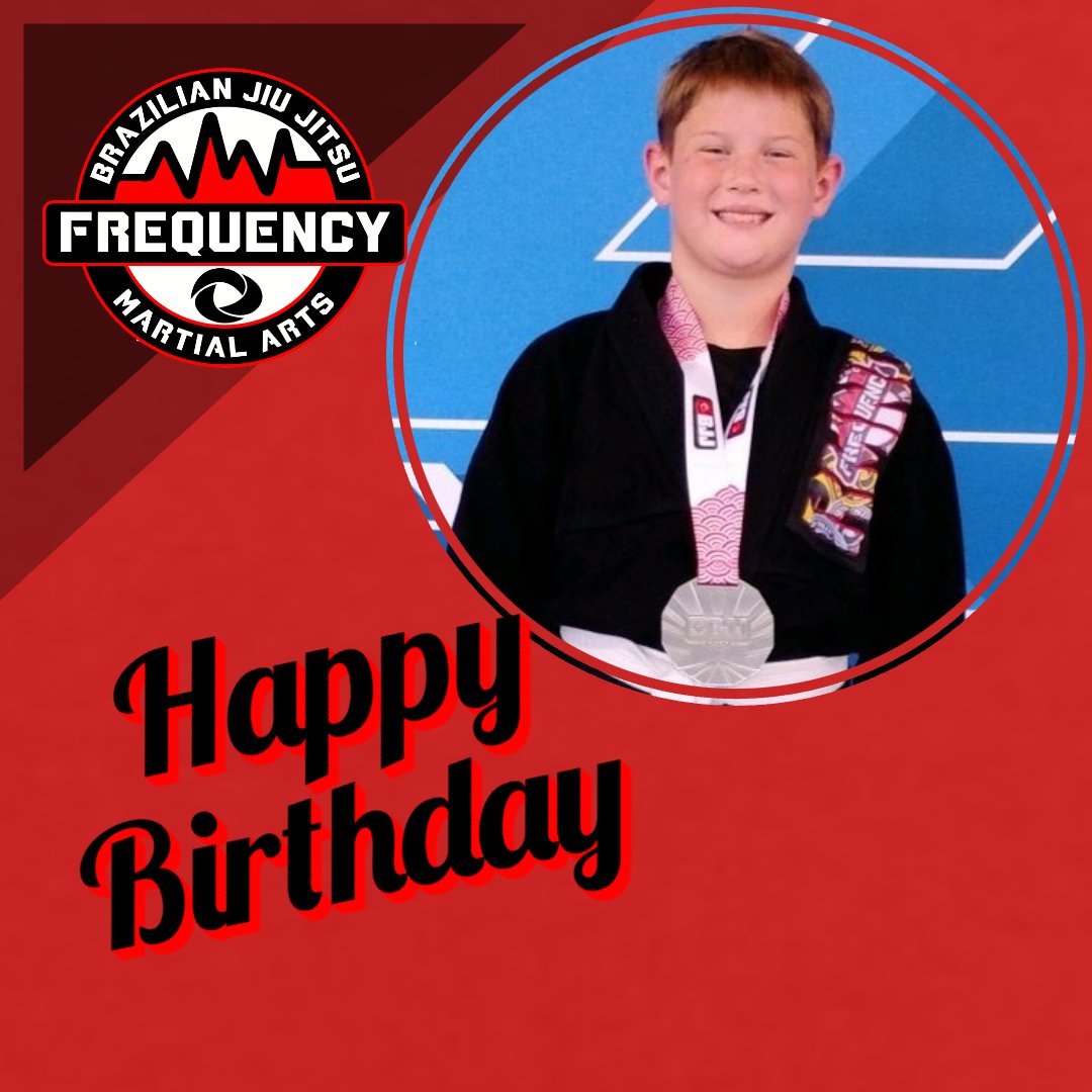 FrequencyBJJ's tweet photo. Happy Birthday Grayson!

#BloomingtonNormal! #Birthday #BJJ #JiuJitsu #RMNU https://t.co/9c1r73zcTt