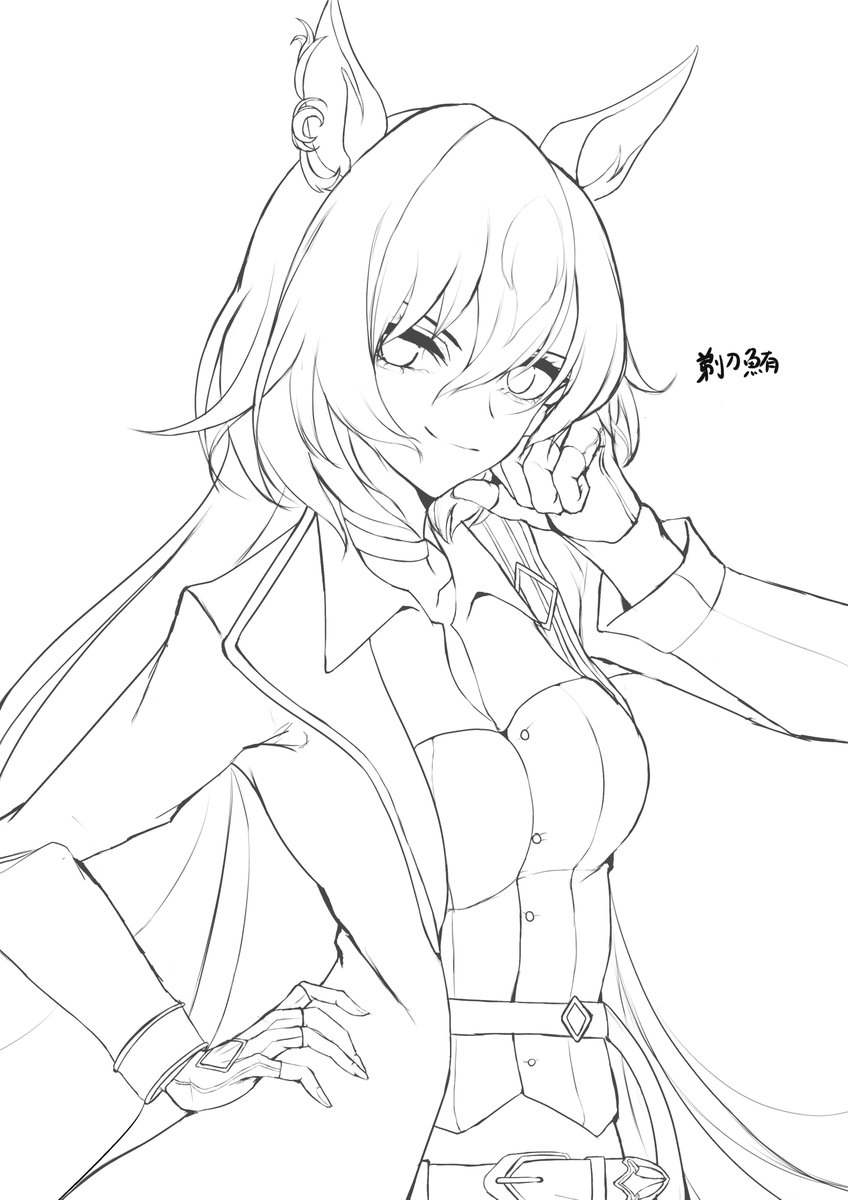 シリウスさん初描きですがいいぜ 