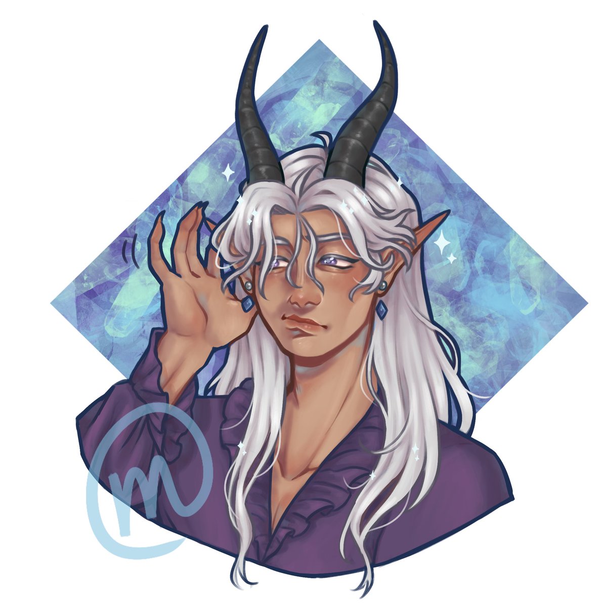 Commission for <a href="/CottonyCakes/">Cakes Squonk</a> of their absolutely gorgeous sassy OC Lucius ! Judging you from afar >>
Commissions are still open if you want to grab one !
.
#ArtistOnTwitter #digitalart #commissionwork #oc