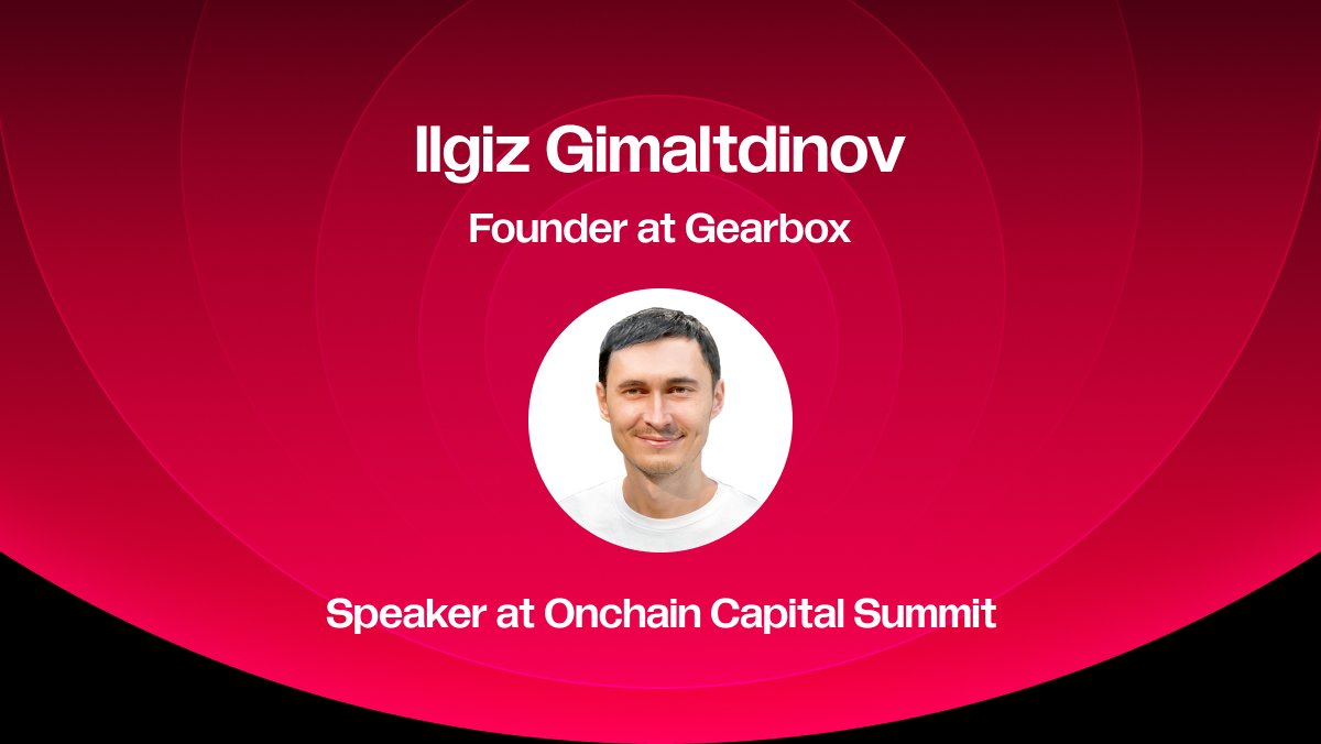 mellowprotocol's tweet image. Meet voices shaping the next chapter of onchain finance in Buenos Aires on Nov 20th.

@apeir99n, Founder at @GearboxProtocol will take the stage at Onchain Capital Summit.

The lineup keeps getting sharper, see you in BA:
luma.com/onchain_capita…