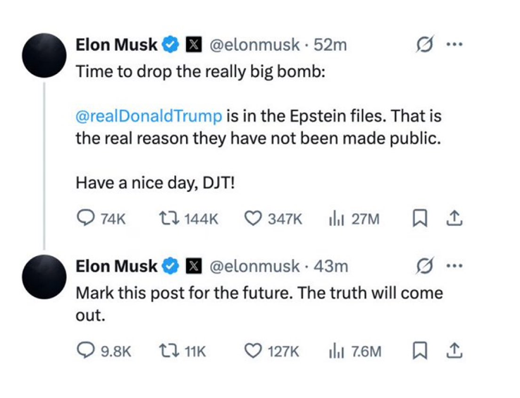 <a href="/elonmusk/">Elon Musk</a> Like never forget this post you made?