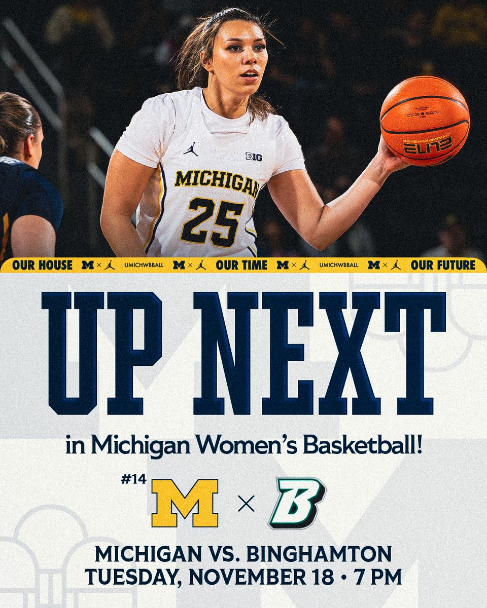 You saw us on TV yesterday; catch us in action at Crisler on Tuesday!

Tickets: myumi.ch/A1m6d