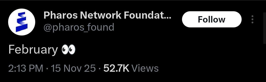 GACryptoO's tweet image. Pharos Network Foundation:
@pharos_network coming in February 2026 👀

👉Do Daily Check-ins: testnet.pharosnetwork.xyz/experience?inv…
🔹Complete Available Social Task
🔹 Complete on-chain tasks
🔹Mint Badges
✔️Done

😪 Still waiting…..........

💙Like 🔄 RT