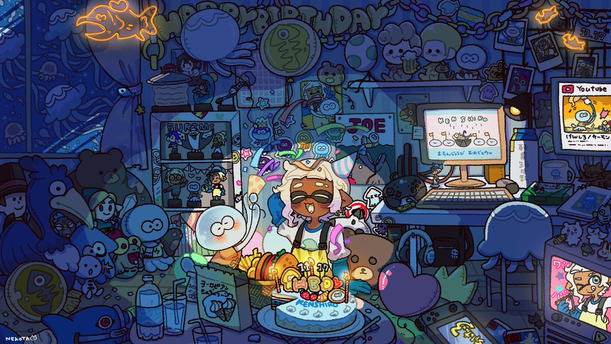 ⠀⠀ ⠀  ⣀⣤⣤⣤⡀⣀⣤⣤⣤⣀ ⠀⠀⠀⠀⠀
⠀⠀   ⣼⠋ ⠀⠀ ⠹⠋ ⠀⠀⠀⠙⣧
⠀⠀   ⣿ ʜᴀᴘᴘʏ ʙɪʀᴛʜᴅᴀʏ !!
⣠⠶⠛⠻⣷⠞⠛⢶⡄ ⠀⠀⠀#ぺんしろ
⣿ ⠀⠀⠀⠀⠀ ⠀⣿ ⠀⠀ ⣠⠞⠁
⠘⣧ ⠀⠀⠀⠀⠀⡼⣧⣴⠞
⠀⠈⠻⣦⣀⡴⠟⠁ ⠀⠀⠀⠀⠀
⠀⠀⠀⠀⠉