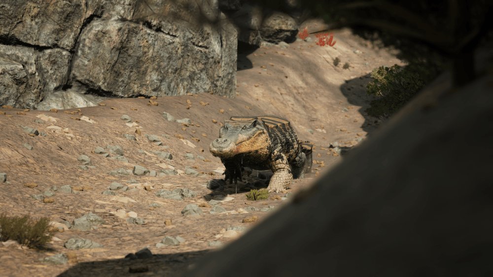 pathoftitans's tweet image. 2 months ago, after patiently lurking, Sarcosuchus got its TLC! Have you been ambushed by a sarcosuchus biding its time in the waters, unnoticed? Have you boldly fought one caked in mud?

#pathoftitans #dinosaur #dinosaurgame #game #gaming #sarcosuchus