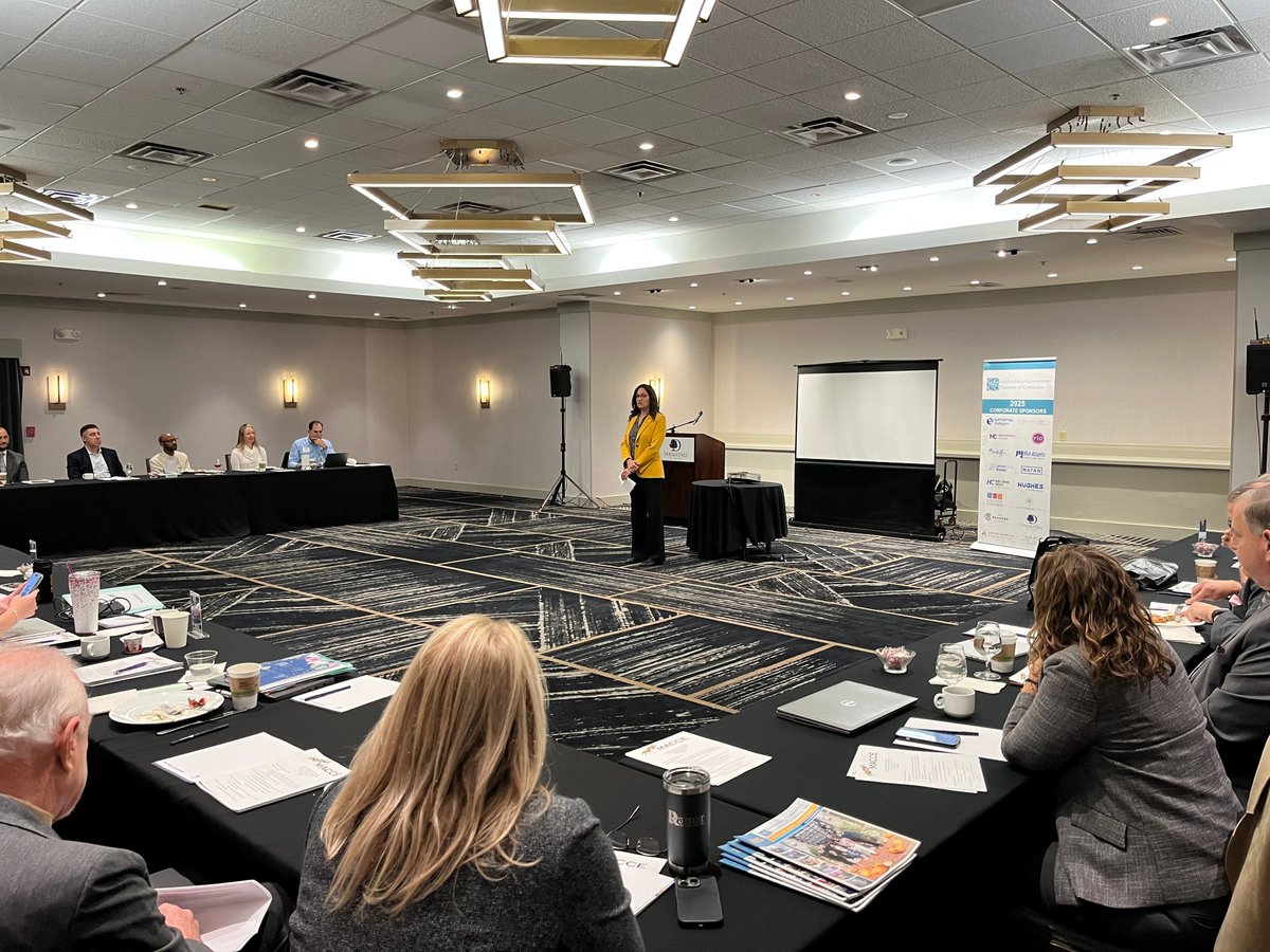 I spoke at the Fall Quarterly Conference of the Maryland Association of Chamber of Commerce Executives, where I discussed the importance of collaboration, coordination, and partnership. I also shared key business issues, regionalism, and the need for strong partnerships.