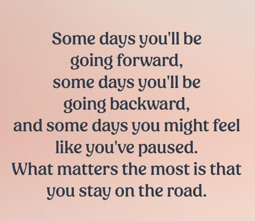 MentalHealthMO's tweet photo. The Journey of #Recovery!
#StayOnTheRoad
#OneDayAtATime
#WiseWords https://t.co/e2jhVMQzua
