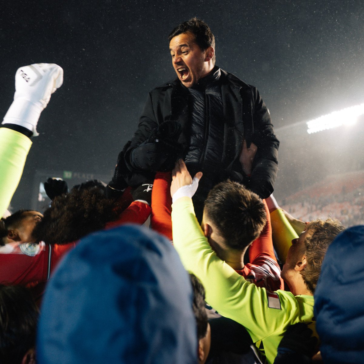 CPLsoccer's tweet image. One week ago: the CPL Final like we&apos;ve never seen it before ❄️

#CanPL #CPLFinal
