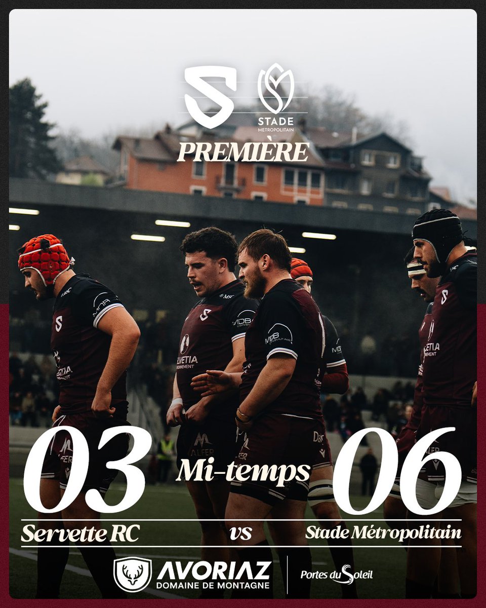 𝗠𝗜-𝗧𝗘𝗠𝗣𝗦 | 𝗣𝗥𝗘𝗠𝗜𝗘𝗥𝗘 ⏸️

Les Servettiens sont menés à la pause (03-06). 𝗔𝗹𝗹𝗲𝘇 𝗹𝗲𝘀 𝗴𝗮𝗿𝘀 ! ⚔️ 

🖥Le match en direct ici 👉 bit.ly/youtube_src 
 
#NotreHistoireContinue
Présenté par Avoriaz Morzine