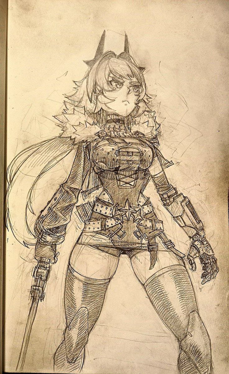 Somewhere in the winter, I was captivated by the ZZZ videos and drew a couple of cool girls from there.

Of course, such designs are merciless to analog drawing and absolutely not complementary to it, but I was able to!

#ZZZ #caesar #animeartwork #Pencildrawing