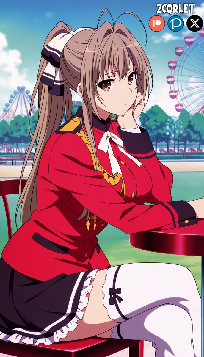 Zcqrlet's tweet photo. Sento Isuzu (千斗 いすず) - Amagi Brilliant Park (甘城ブリリアントパーク) #sentoisuzu #isuzusento #amagibrilliantpark #千斗いすず #waifu #anime #甘城ブリリアントパーク Full set on Patreon +240 https://t.co/oxEYunmVPQ https://t.co/eJVle51rSd