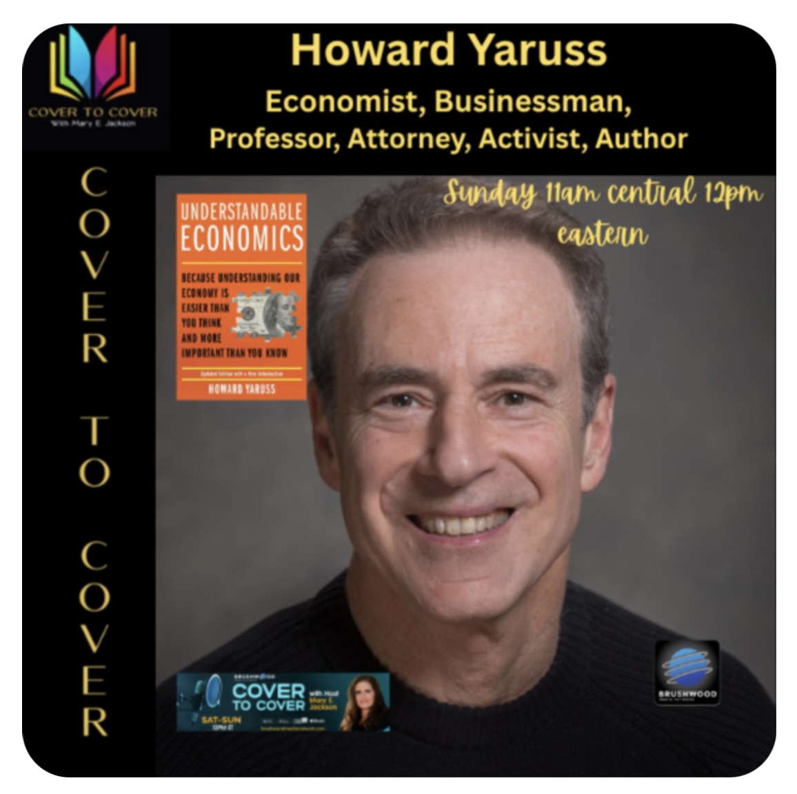 Frustrated by the economy, Trump's policies, and the direction of the nation? Before you can do something about it, you first have to understand it. Listen to UNDERSTANDABLE ECONOMICS author Howard Yaruss on Cover to Cover: bit.ly/4p6y4JQ <a href="/UnderstandEcono/">Understandable Economics</a> <a href="/prometheusbks/">Prometheus Books</a>