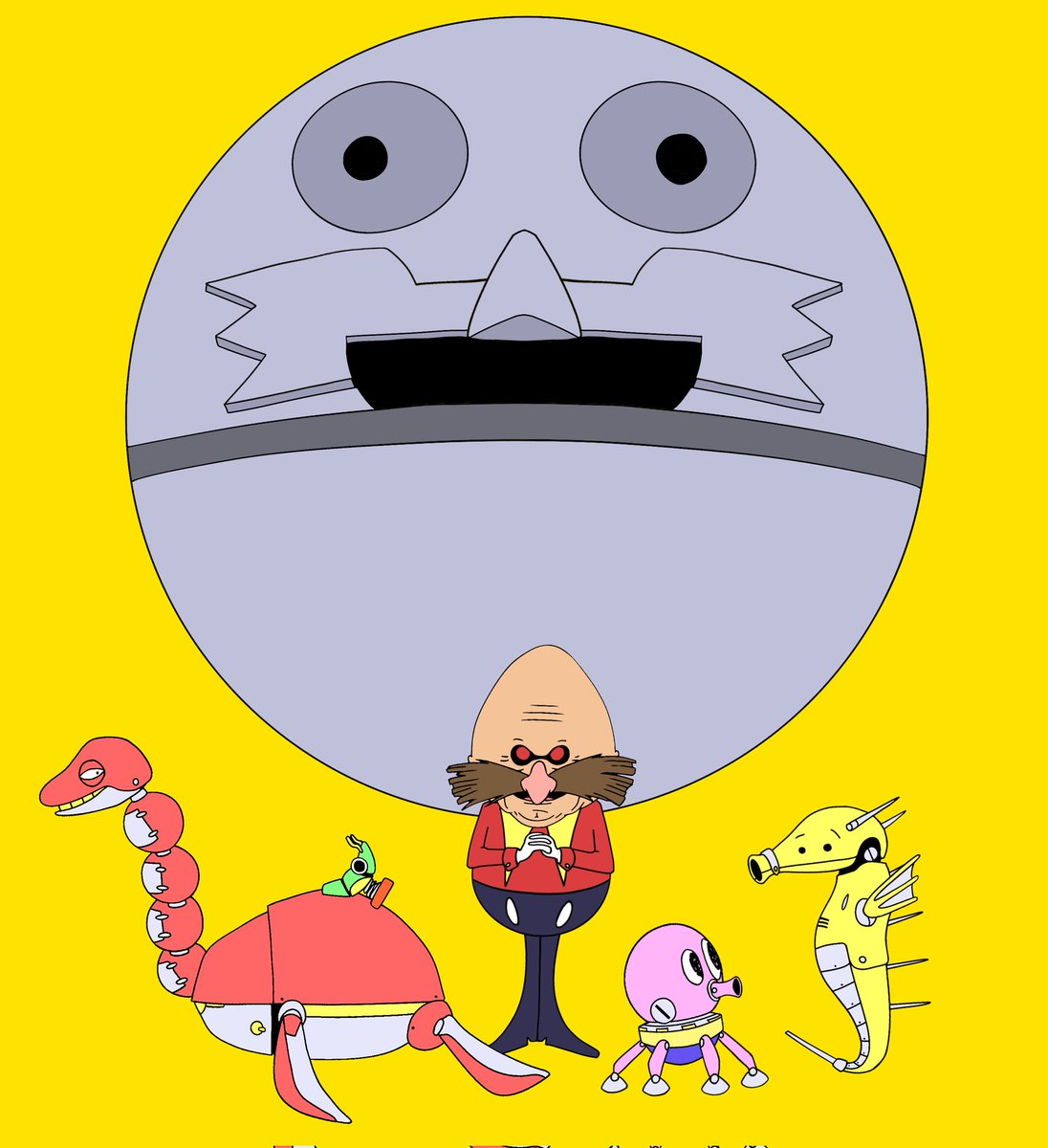 existingdebeing's tweet image. The Badnik Friends