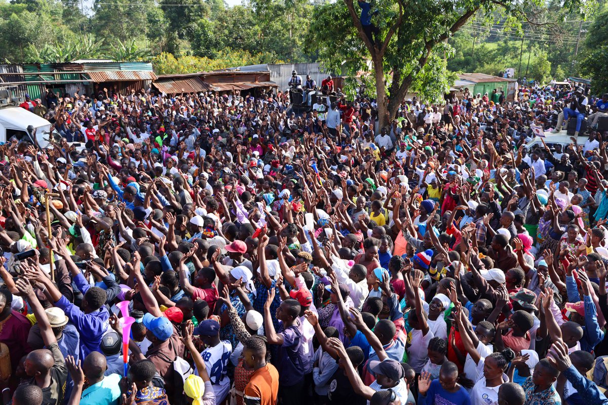 GeorgeNatembeya's tweet photo. I concluded our intense, day-long campaign trail today at Namagara, Manda/Shivanga in Malava Constituency. The energy and unity we've built across the region have been truly inspiring! In high spirits, I urge all residents to turn out in massive numbers on November 27, 2025, and vote for Seth Panyako. Let's secure a brighter future together!