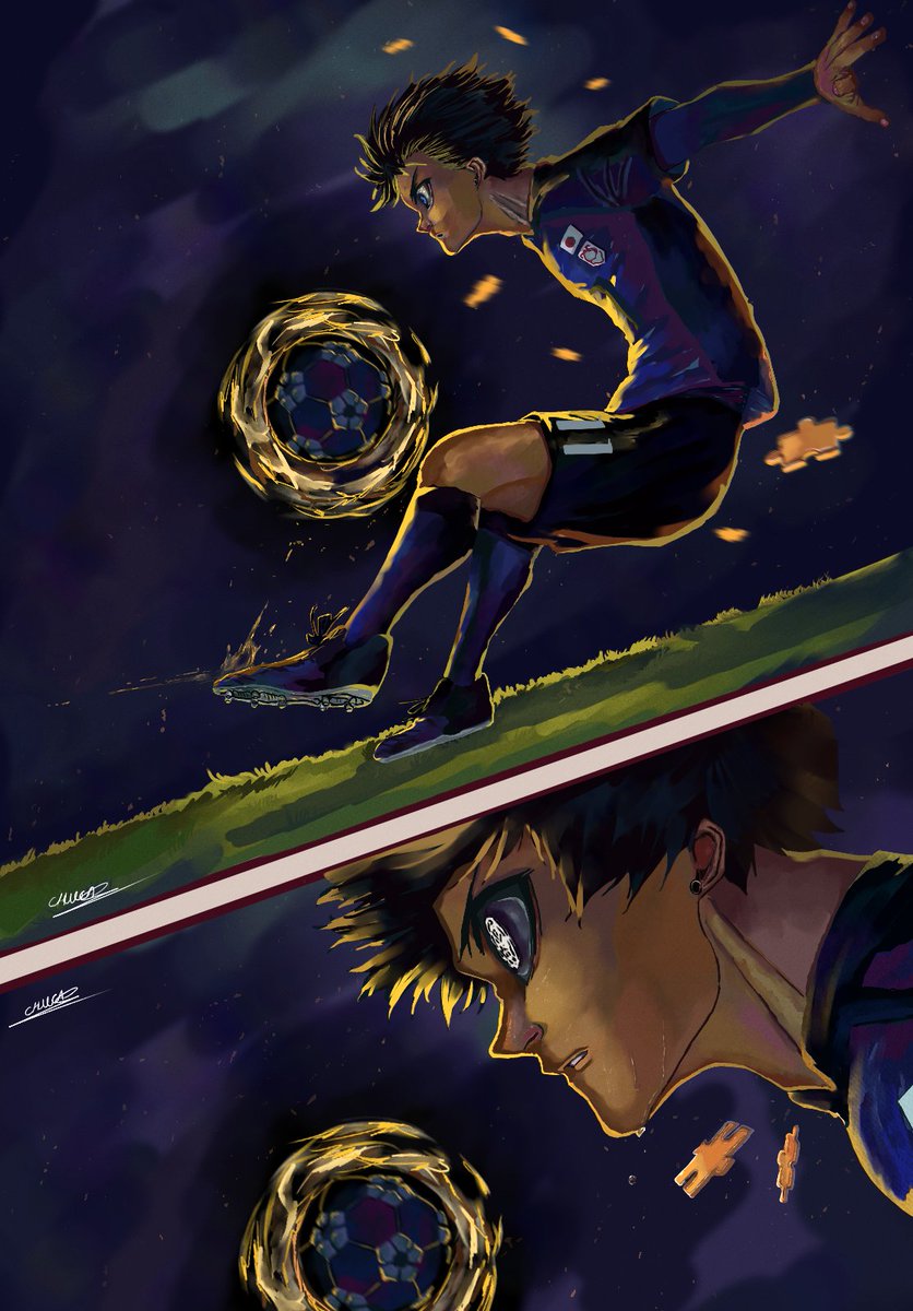 Isagi Colored.
#bluelock325 #bluelock