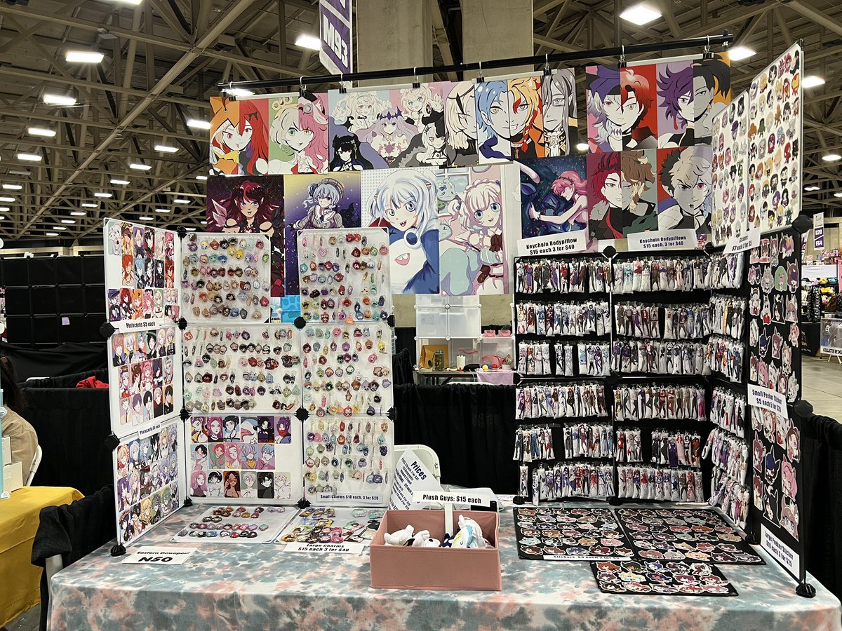 Good morning!!! I’m at AIDAL this weekend at N50!!! #ANIMEImpulseDAL2025 #aidal2025

I didn’t make anything new but it’s been year since I’ve been back in Texas 😭
