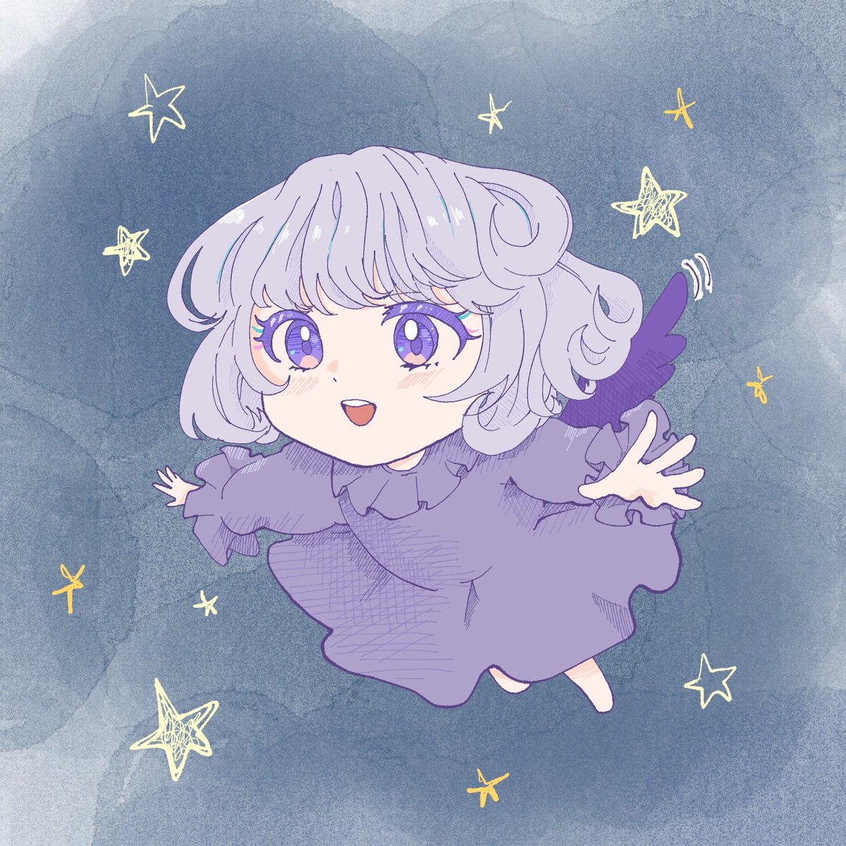 pizn_c's tweet photo. 空とぶには羽が小さめ
イメージ的にピーターパン
#デミカツアート 
 #メエ画 https://t.co/8BNuJgae9C
