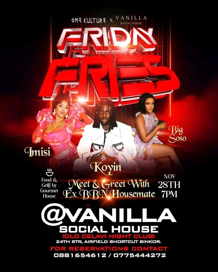 theNETng's tweet image. From Nigeria and beyond! Imisi, Koyin, and Big Soso will be heading to Liberia from November 28 to 30, 2025. Their meet and greet promises to be an epic one 👌👌👌

#BBNaija