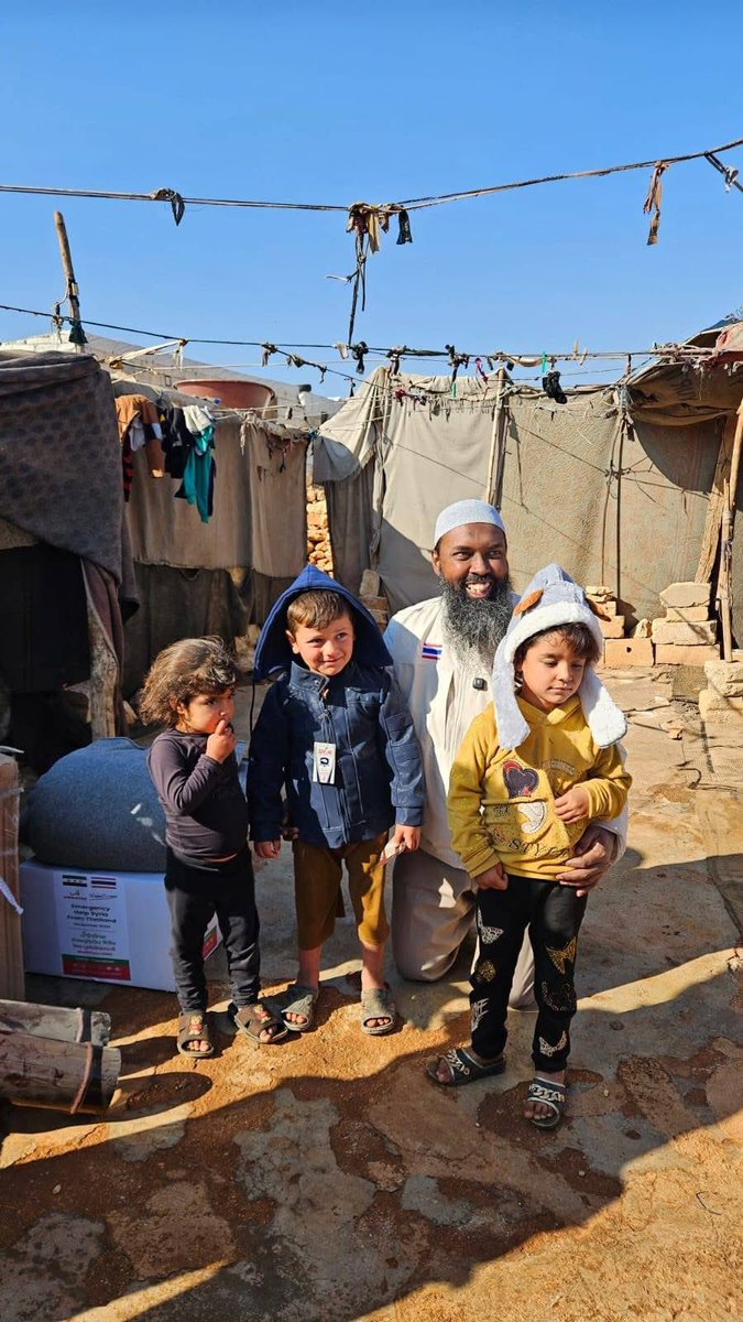 ขอบคุณชาวไทย จากค่ายอิดลิบ ซีเรีย
"น้ำใจไทยช่วยภัยหนาวซีเรีย"
#ร่วมบริจาค ช่วยภัยหนาวในซีเรีย
ธ.อิสลามฯ(ibank) : 0011 1863 31
บัญชี : มูลนิธิ อุมมะตี (Ummatee)
#มอบเต็ม100% ไม่หักดำเนินการ
#ร่วมแชร์ แบ่งปัน 
#ThaiHearts #WinterAid4Syria
#ช่วยภัยหนาวซีเรีย 
#ให้100ถึง100 #Ummatee