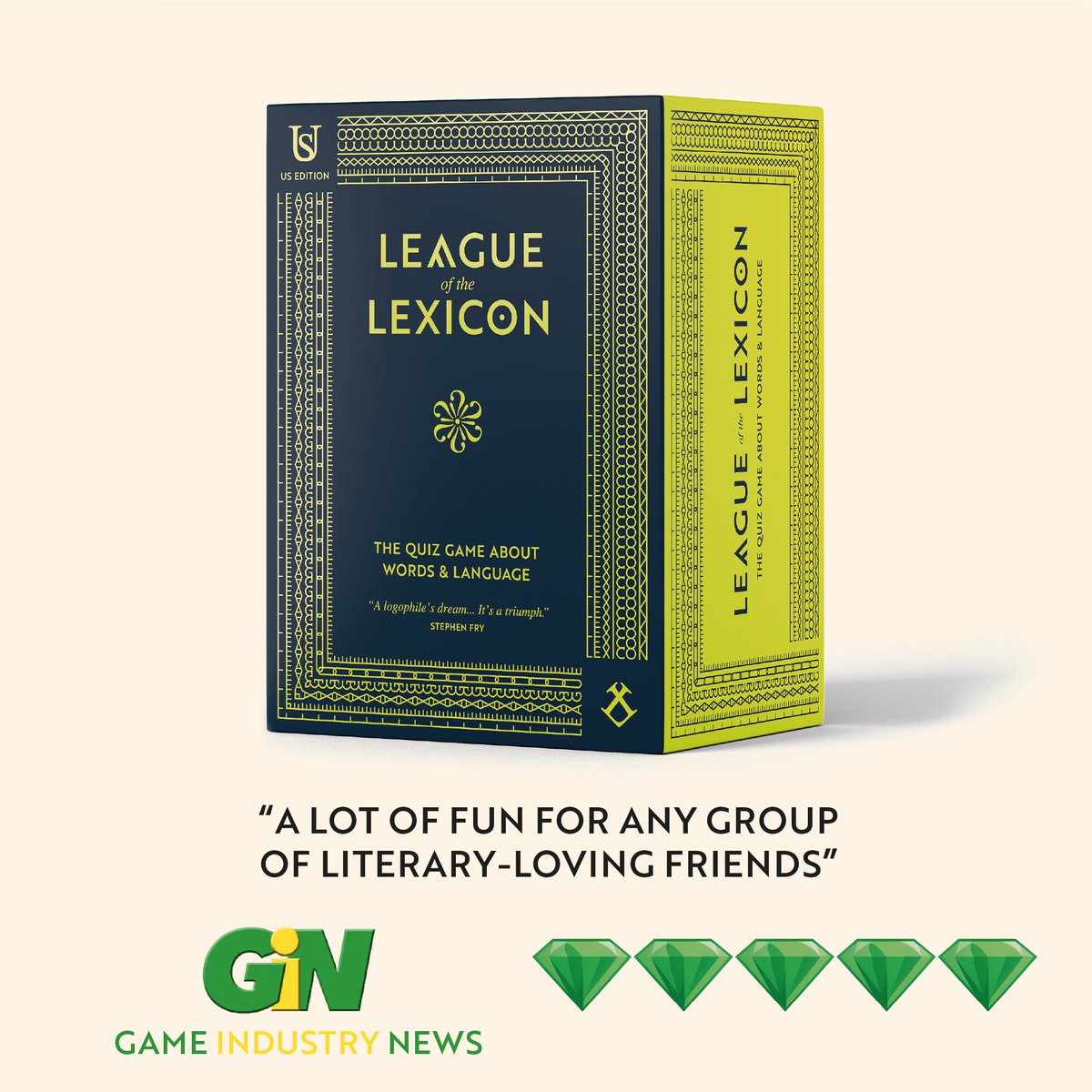 LeagueOfLexicon's tweet photo. A 'five emerald' review for League of the Lexicon from Game Industry News... @adamsmedia  
Thank you @GiNLounge 
Read it here:
https://t.co/d3WqsP9xAH https://t.co/jsTs2g26hb