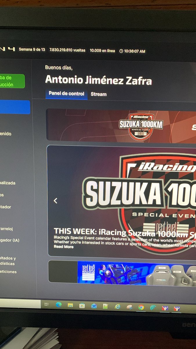 Después de 4 años fuera de juego, una ablación cardiaca y dos prótesis completas de cadera, retorno a iRacing. A ver si me acuerdo 😂