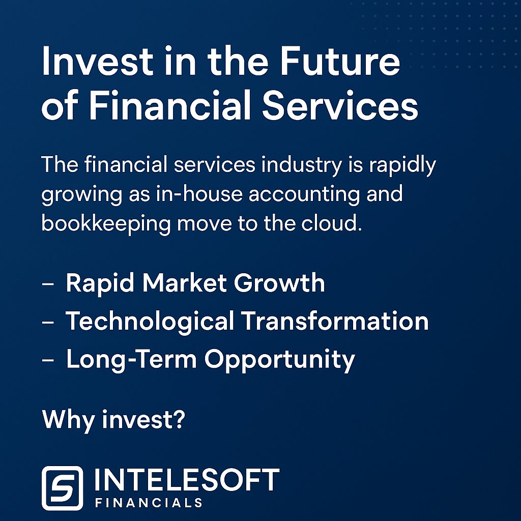 intelesoft's tweet image. Follow along as we post more "Future of Accounting" from the perspective of innovators.