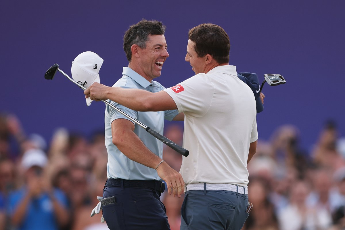 T1 Fitzpatrick (-18) 🏆
T1 McIlroy (-18)
T3 Åberg (-17)
T3 Fleetwood (-17)
7 R.Højgaard (-15)
T8 MacIntyre (-14)
T11 N.Højgaard (-13)
T11 Lowry (-13)
T14 Hatton (-12)
T14 Rose (-12

Solid week for Team Europe in Dubai