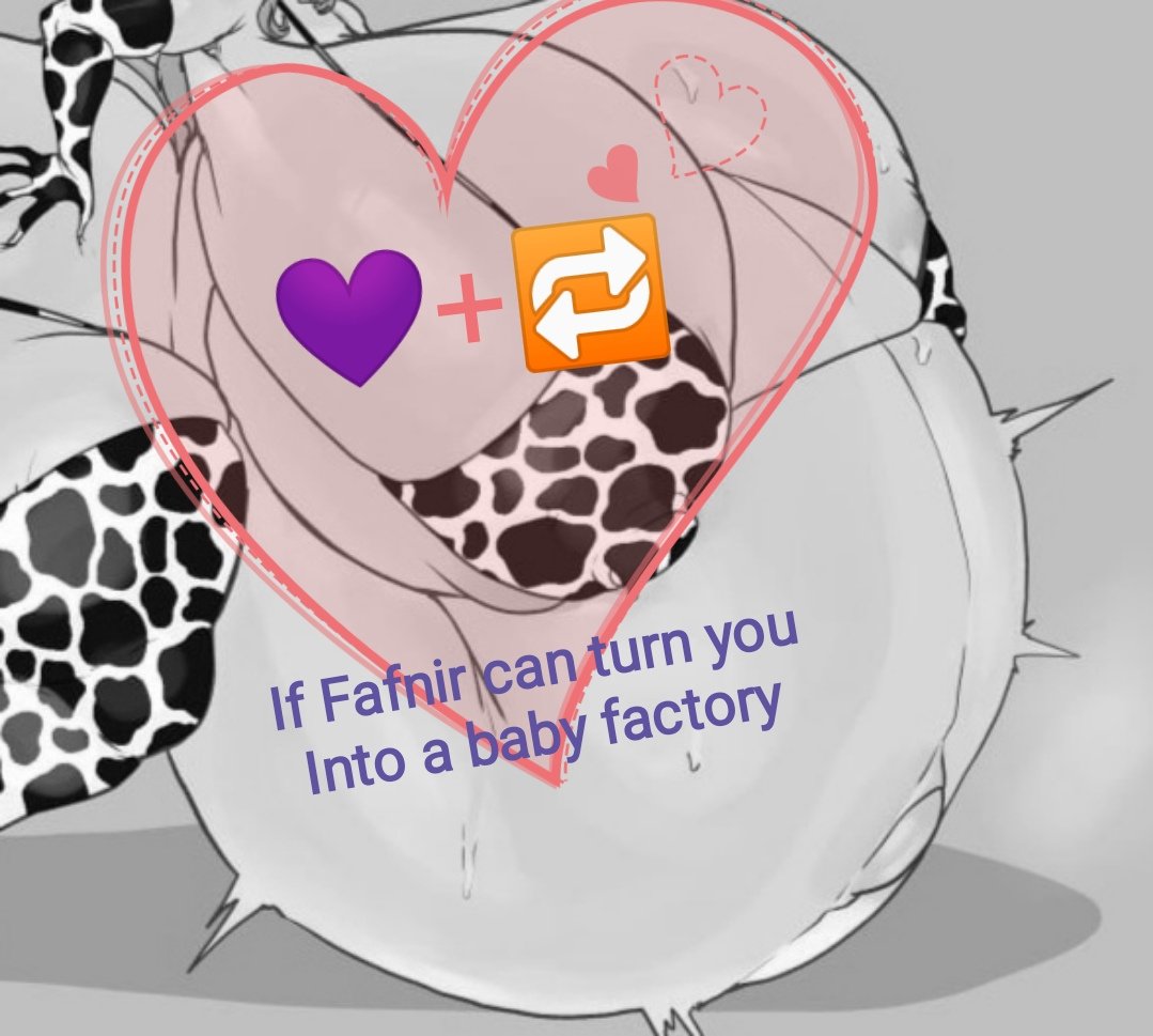 Hehe~
Fafnir's need to breed is running high and wild~💜🤭

Looking to Dm~