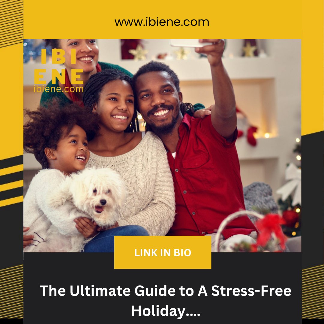 ibienemagazine's tweet image. Discover practical strategies, expert tips, and simple planning tools to help you enjoy a calm, organized, and truly stress-free holiday season.
Tap on the link in bio or visit ibiene.com for more.
#ibienemagazine #stressfreeholidays #HolidayGuide