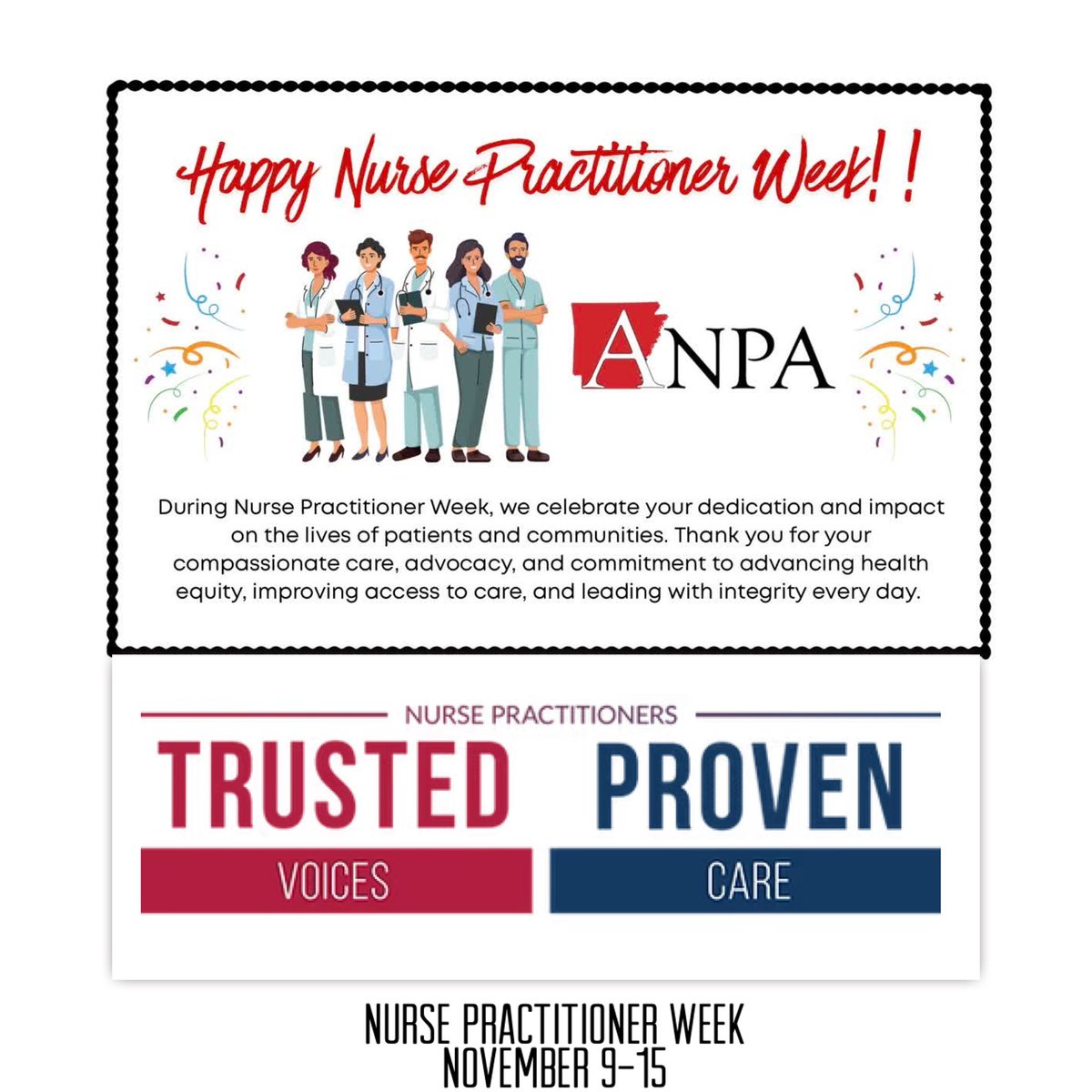 Arkansas Nurse Practitioner Association tweet media